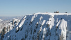 Snowy summit of Ben Nevis.