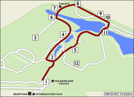 Stowe Landscape Gardens Map