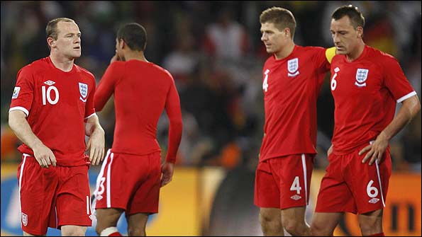 Wayne Rooney, Steven Gerrard and John Terry
