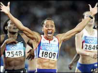 Kelly Holmes. 