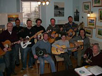 A group photo of a retreat session