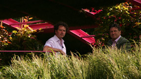 Diarmuid Gavin
and Alan Titchmarsh at the Chelsea Flower Show 2011