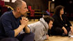 Cast members Gerald Tyler, Kyle Rees and Francine Morgan