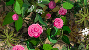 A detail from the takeaway plan