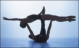 Picture: Two dancers perform Mesmerics