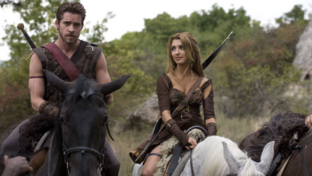 Sean Maguire (Krod Mandoon) and India de Beaufort (Aneka)