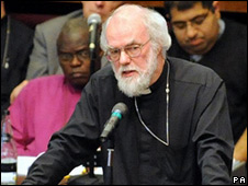 The Archbishop of Canterbury, Dr Rowan Williams. Image copyright PA