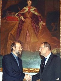 لاريجانی و سولانا