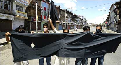کشمیریوں کا احتجاج 