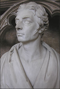 Bust of poet Robert Southey