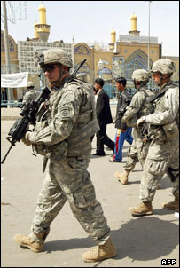 سربازان آمریکایی در بغداد