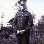 W.O.II Albert Morgan off duty wearing the newly issued W.O.II Insignia. Serving with the 6th Battalion Bedfordshire and Hertfordshire Regiment