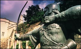 Robin Hood statue