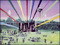 Til Gerhard's painting Black Love 