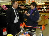 Supermarket shoppers
