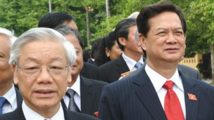 Tổng bí thư Nguyễn Phú Trọng và Thủ tướng Nguyễn Tấn Dũng