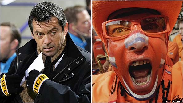 Phil Brown and a Dutch fan