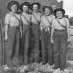 Members of the ATS, Hayling Island, 1942
