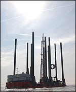 Excalibur piling ship
