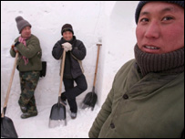 चीन में ठंड