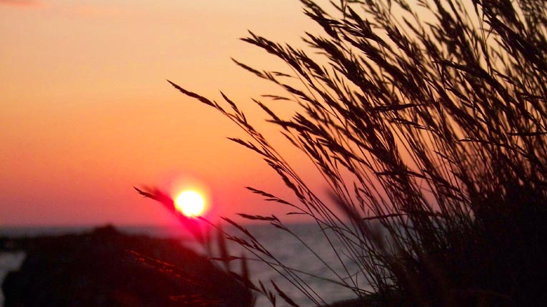 A' ghrian a' dol fodha