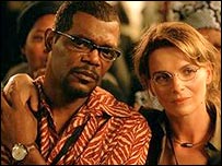 Samuel L Jackson and Juliette Binoche