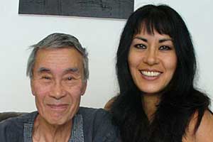 Burt Kwouk and Anna Chen