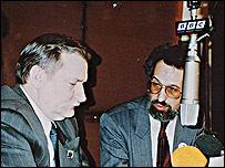 Lech Wałęsa i Eugeniusz Smolar