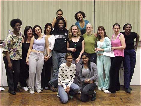 Omar with his workshop participants