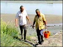 Derek Jones and John Lusty in Newnham on Severn