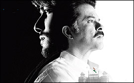 Anurag Sinha and Anil Kapoor in Black n White