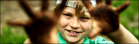 Getting your hands dirty in the garden