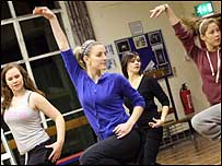 St Albans Operatic Society rehearse 42nd St