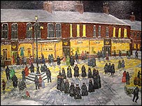Painting by Peter Longstaff - Carols