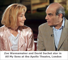Zoe Wannamaker and David Suchet