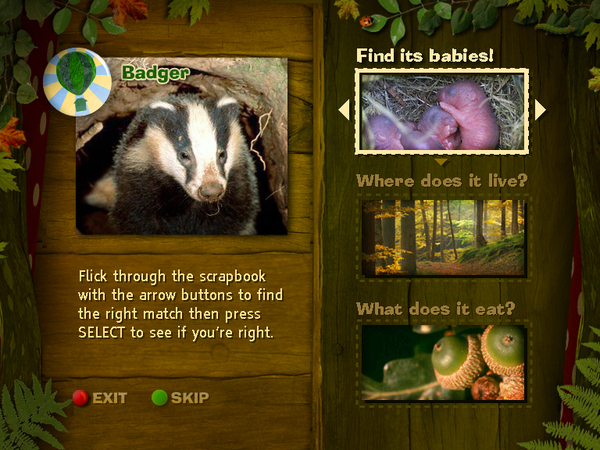 Green Balloon Club game, shown on Sky