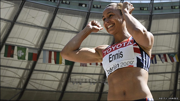 Jess Ennis enjoys a fantastic opening day in Berlin