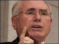 Australský premiér John Howard 