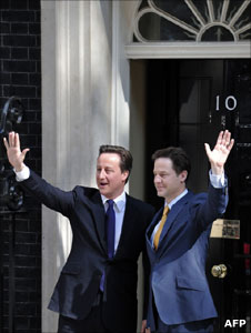 David Cameron and Nick Clegg