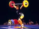 Female weightlifter