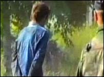 Srebrenitza'da katledildiği düşünülen bir kişi