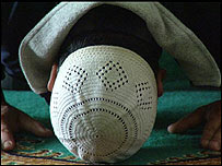 Muslim at prayer