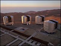 وی ال تی در شيلی وابسته به رصدخانه جنوبی اروپايی