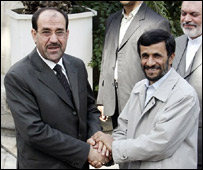 احمدی نژاد و نوری مالکی در تهران