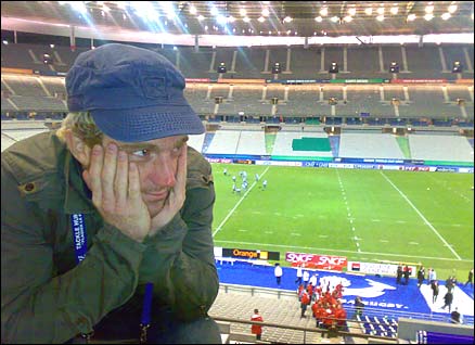 Tom Fordyce, gutted after the game