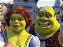 Princess Fiona and Shrek