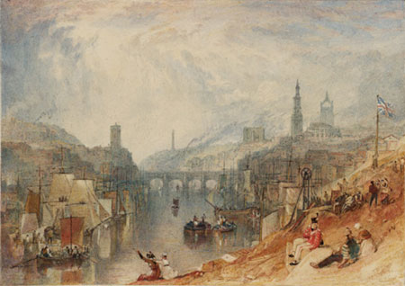 Newcastle-on-Tyne (c 1823) by JMW Turner 1775-1851, copyright Tate 2005