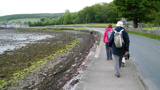 "The finishing post at Port Bannatyne in sight at last."