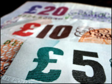 British currency notes