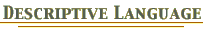 Descriptive Language Banner